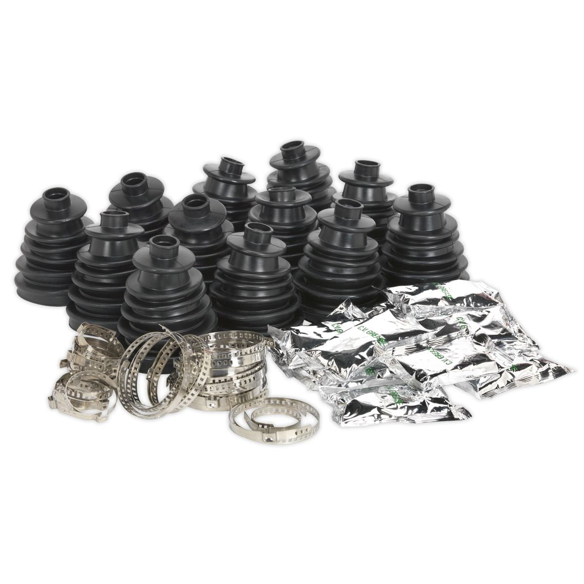 Sealey Universal Stretch CVJ Boot 56-116mm - Pack of 12 x CV96 - Image 1