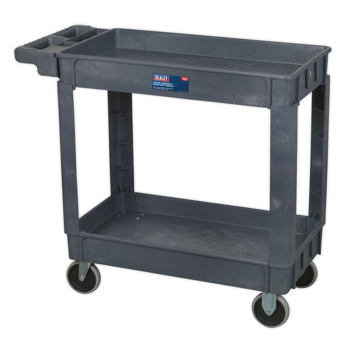 Sealey Composite Heavy-Duty Trolley 2-Level - Image 5