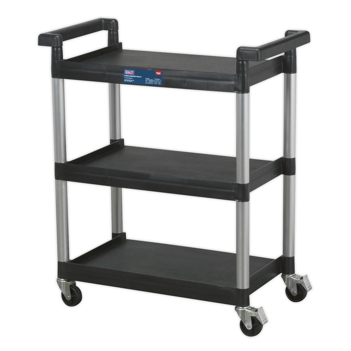 Sealey Workshop Trolley 3-Level - Image 2