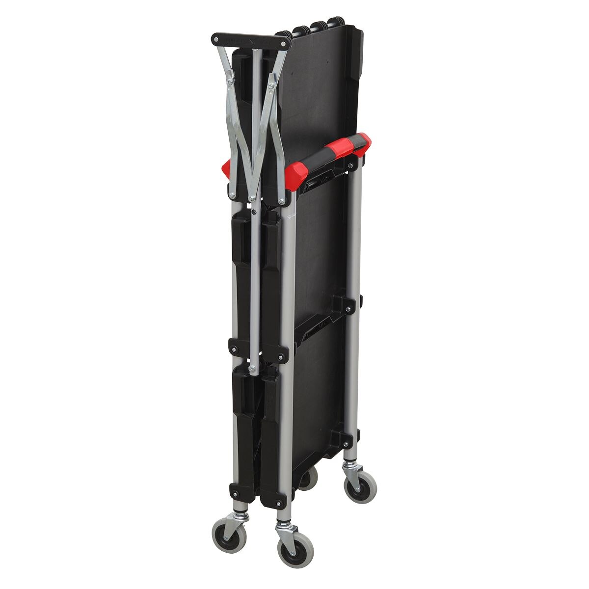 Sealey Folding Workshop Trolley 3-Level - Image 4