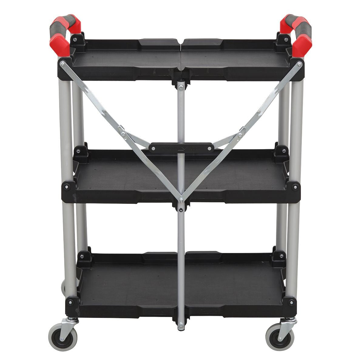 Sealey Folding Workshop Trolley 3-Level - Image 5