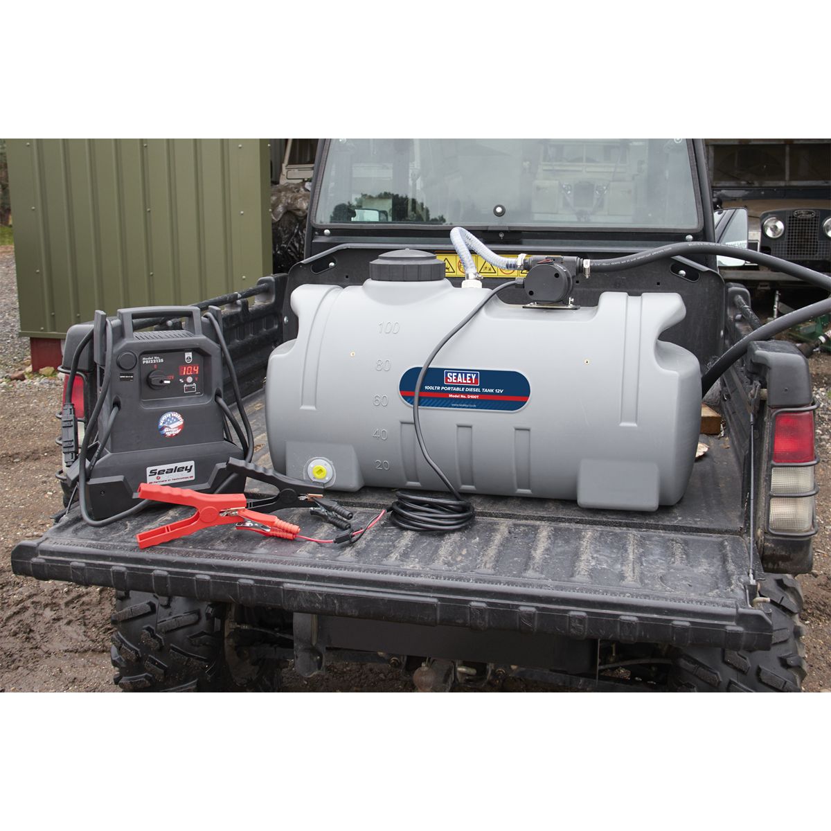 Sealey Portable Diesel Tank 100L 12V - Image 2