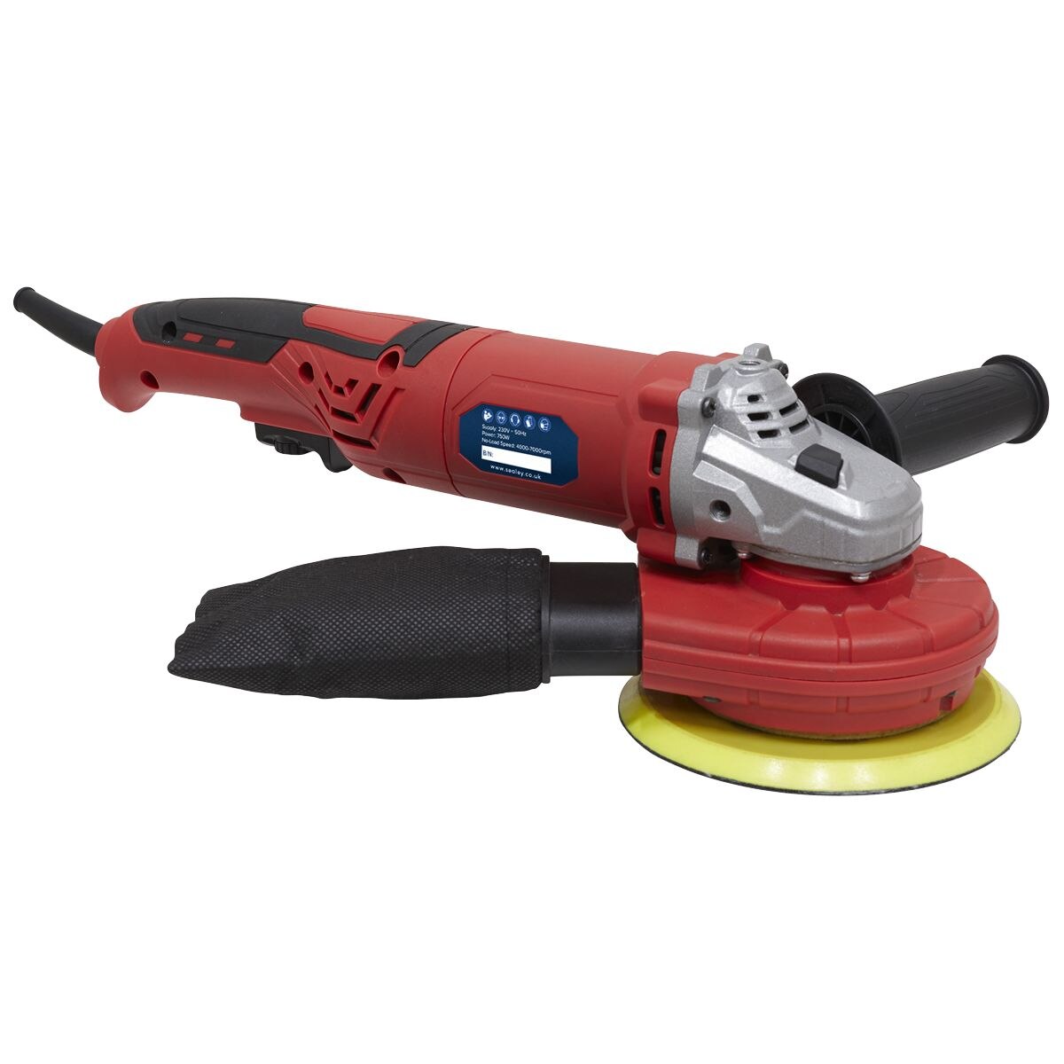 Sealey 150mm Variable Speed Dust-Free Dual Action Sander 750W - Image 4