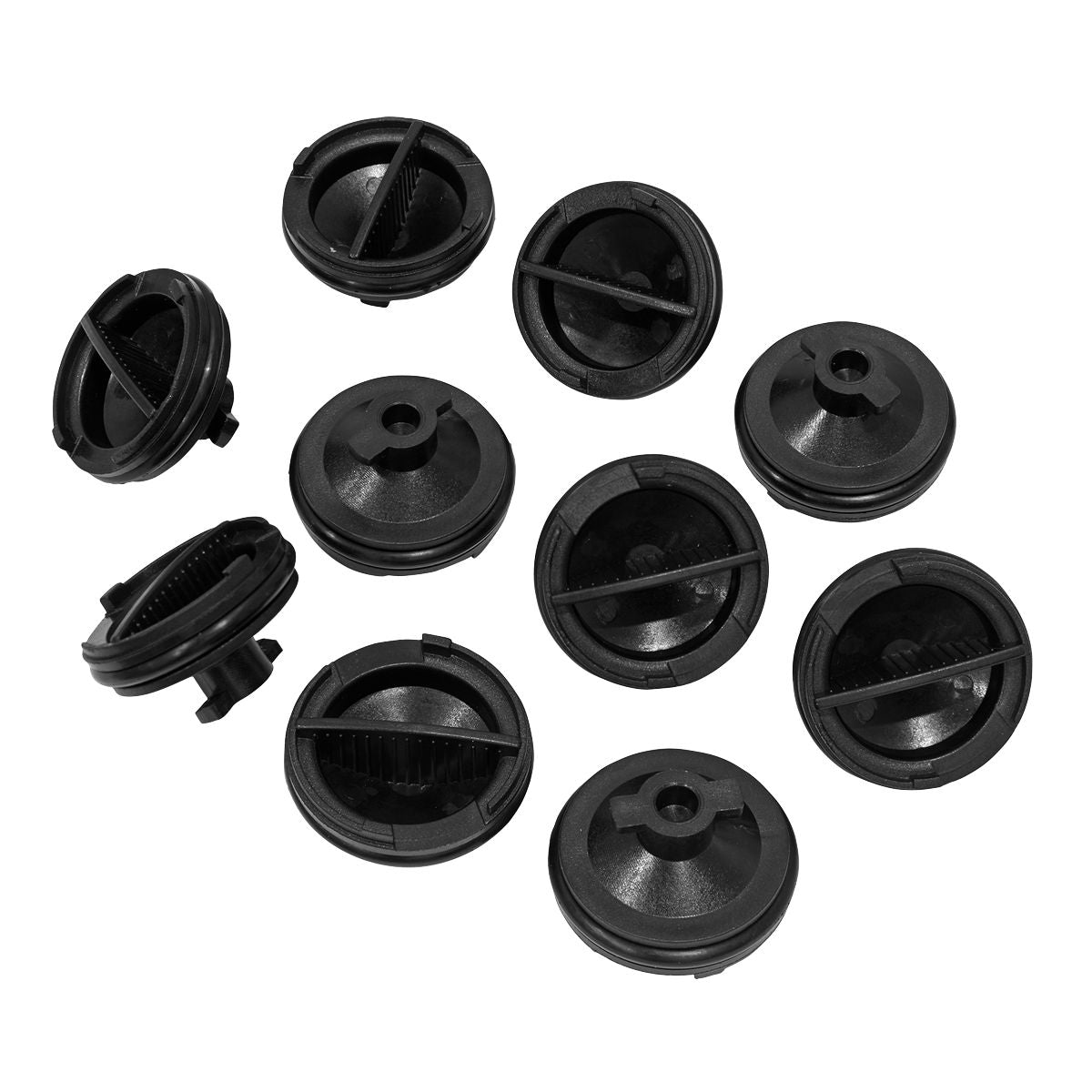 Sealey Plastic Sump Plug for Ford/PSA - Pack of 10 - Image 1