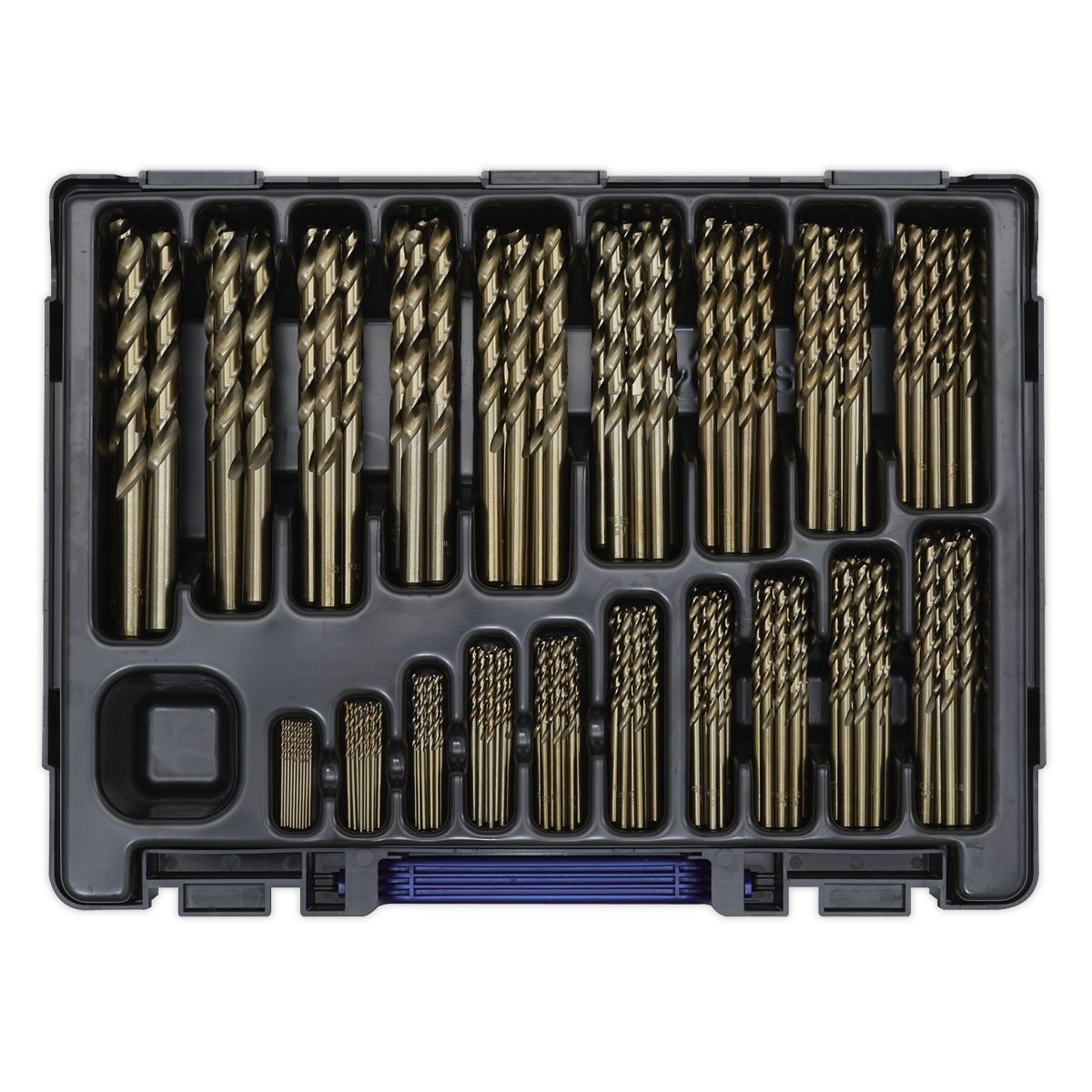 Sealey HSS Cobalt Fully Ground Drill Bit Assortment 170pc - Image 3