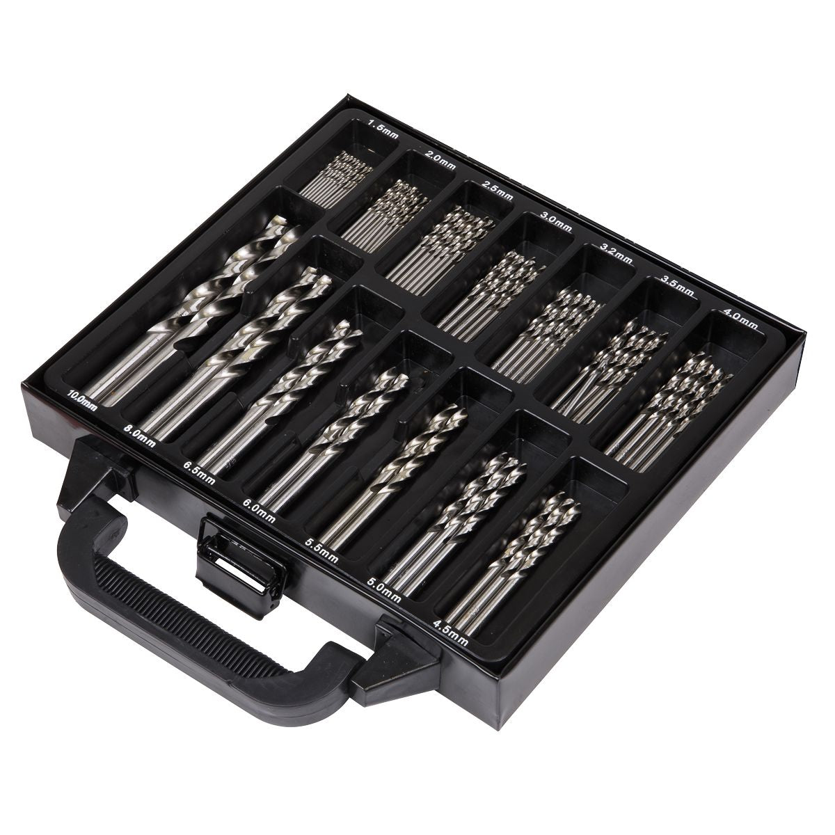 Sealey Fully Ground Drill Bit Set 99pc - Image 2