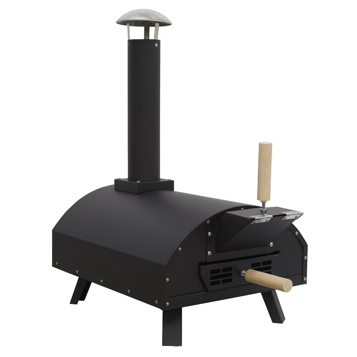 Dellonda Wood-Fired Pizza Oven 14" - Black - Image 10