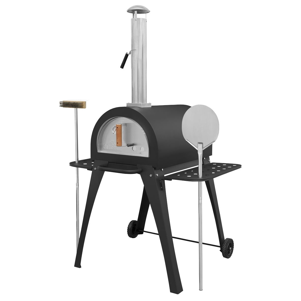 Dellonda Outdoor Wood-Fired Pizza Oven & Smoker - Image 1