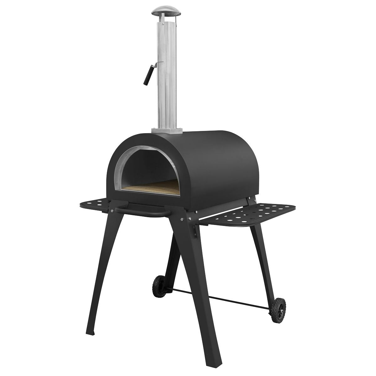 Dellonda Outdoor Wood-Fired Pizza Oven & Smoker - Image 7