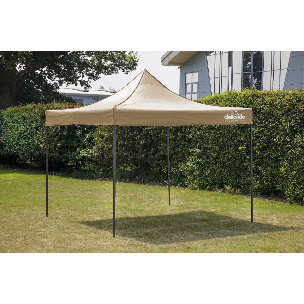 Dellonda Premium 2x2m Pop-Up Gazebo, - Beige Canopy - Image 10