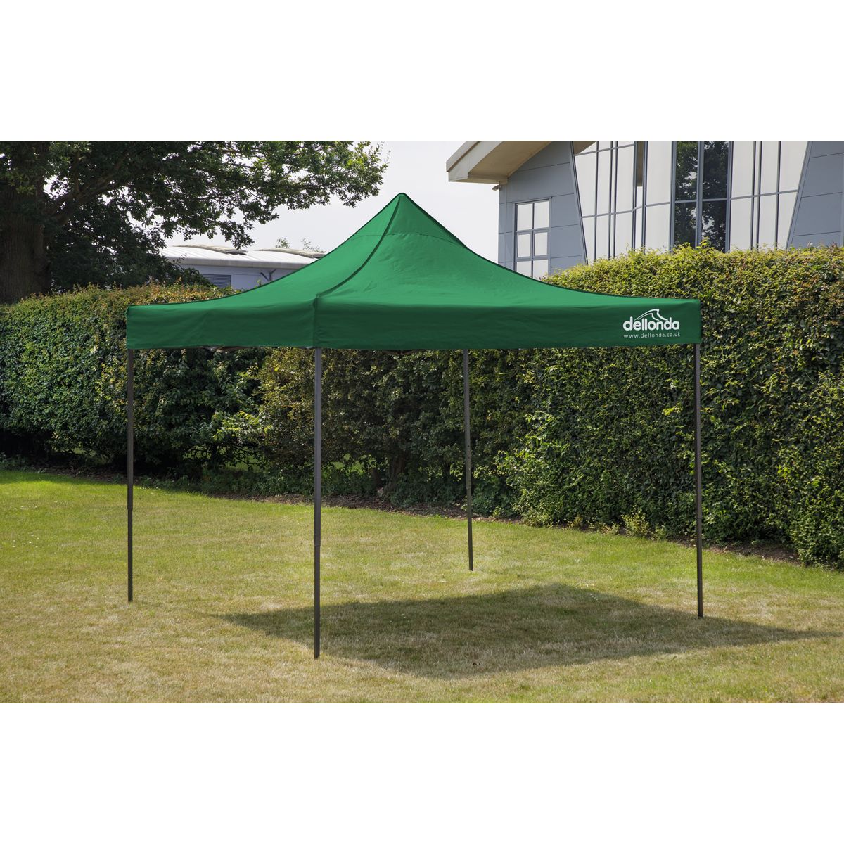 Dellonda Premium 2x2m Pop-Up Gazebo, - Dark Green Canopy - Image 2
