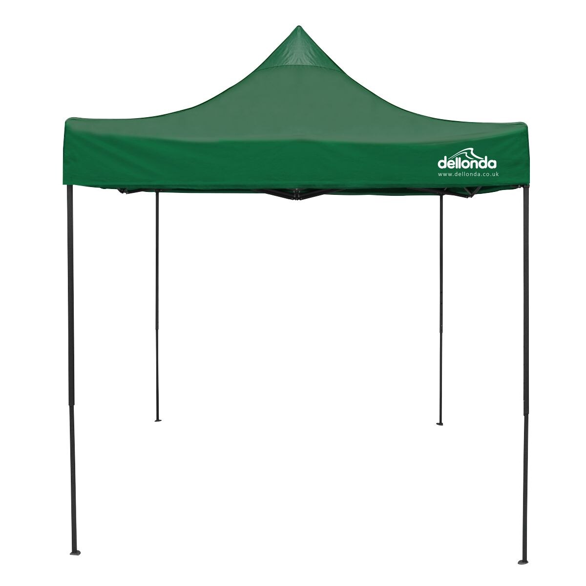 Dellonda Premium 2x2m Pop-Up Gazebo, - Dark Green Canopy - Image 6