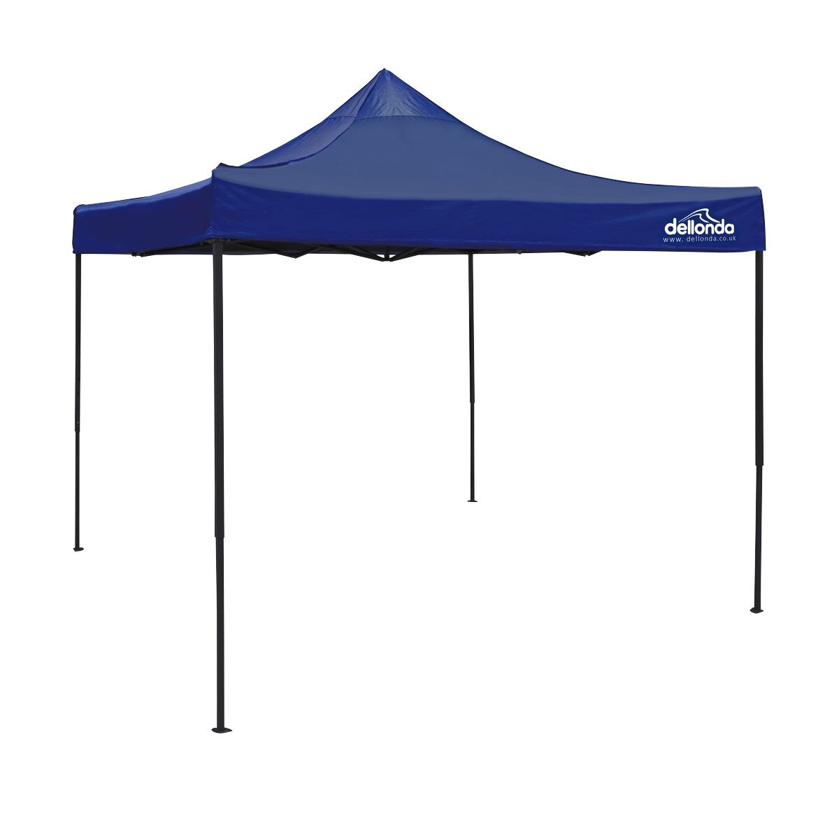 Dellonda Premium 3 x 3m Pop-Up Gazebo, - Blue Canopy - Image 10