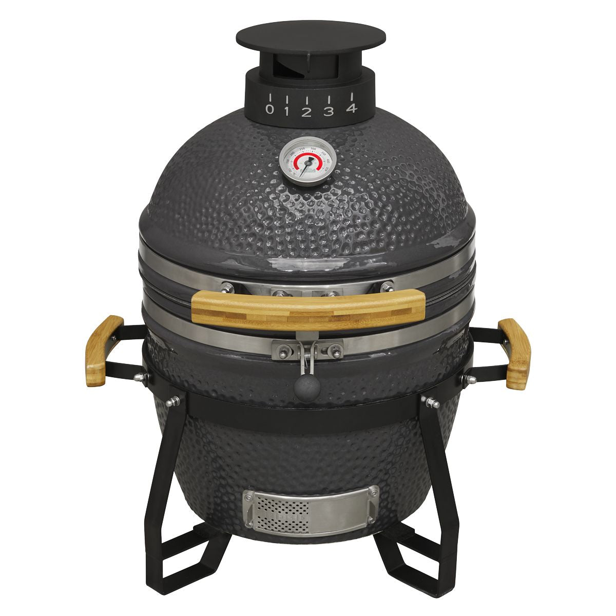 Dellonda Deluxe 16"(40cm) Ceramic Kamado Style BBQ - Image 4