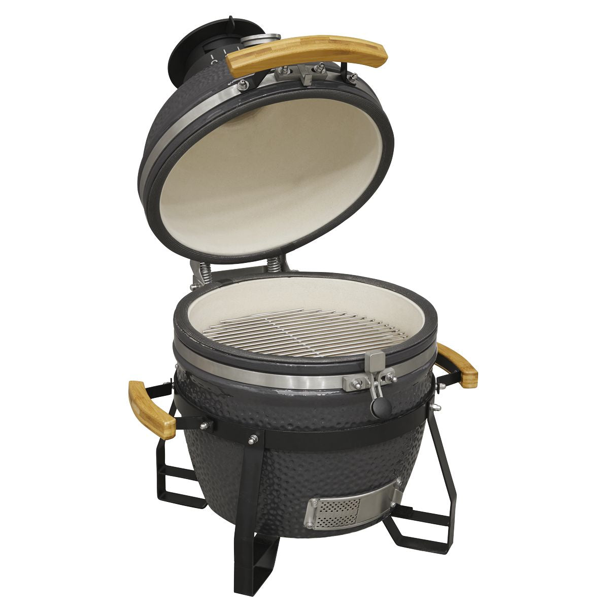 Dellonda Deluxe 16"(40cm) Ceramic Kamado Style BBQ - Image 5