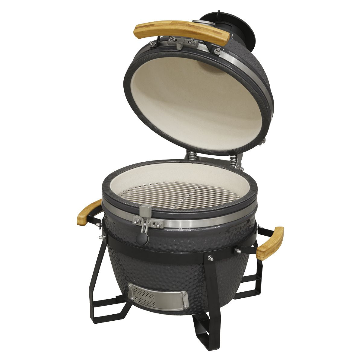 Dellonda Deluxe 16"(40cm) Ceramic Kamado Style BBQ - Image 6
