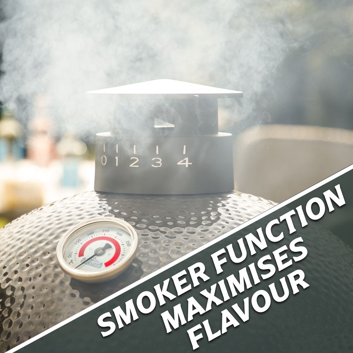 Dellonda Deluxe 16"(40cm) Ceramic Kamado Style BBQ - Image 10