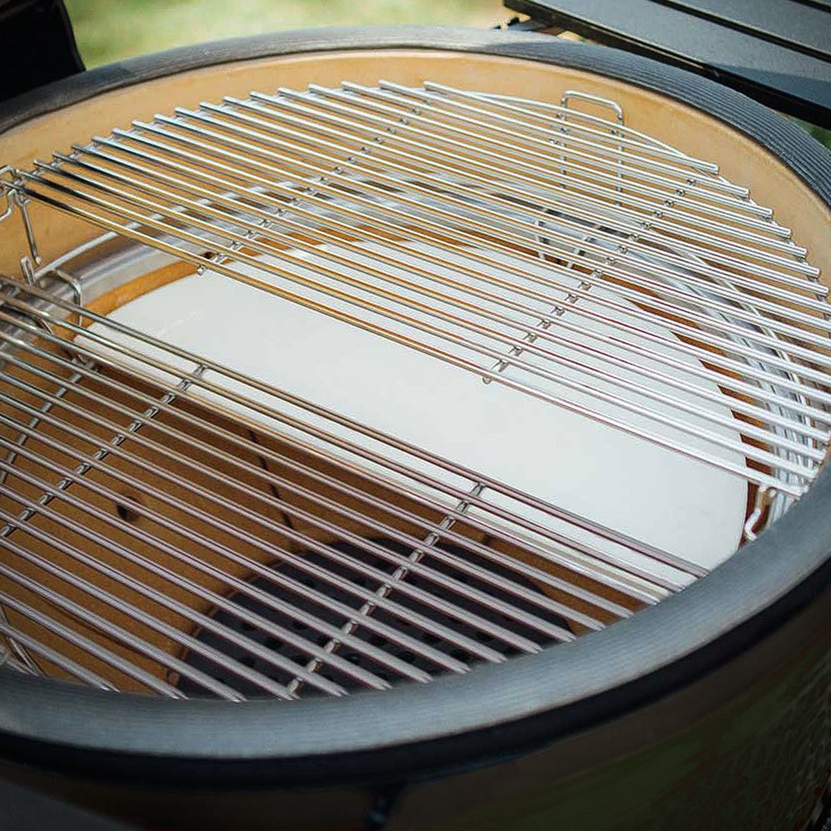 Dellonda Halfmoon Ceramic Heat Deflector Plates for Kamado BBQs 15"(38cm) 2pc - Image 5