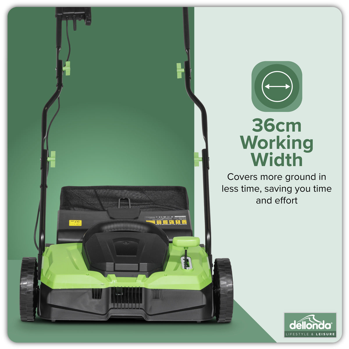 Dellonda 2-in-1 Electric Scarifier & Rake 1500W/230V DG216