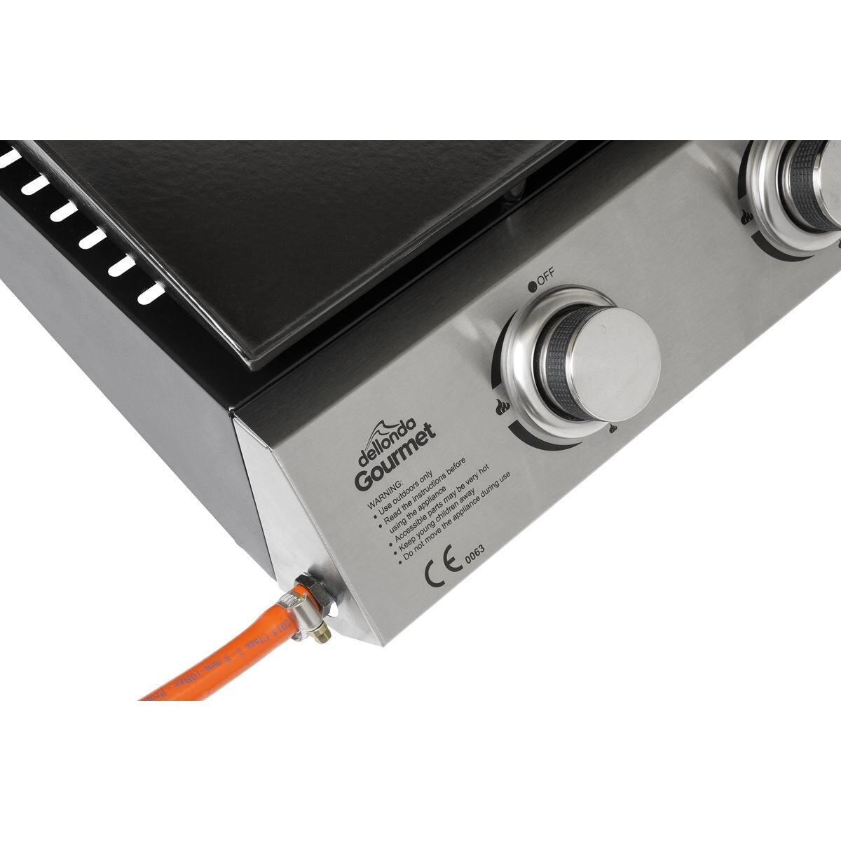 Dellonda 3 Burner Portable Gas Plancha - Image 7