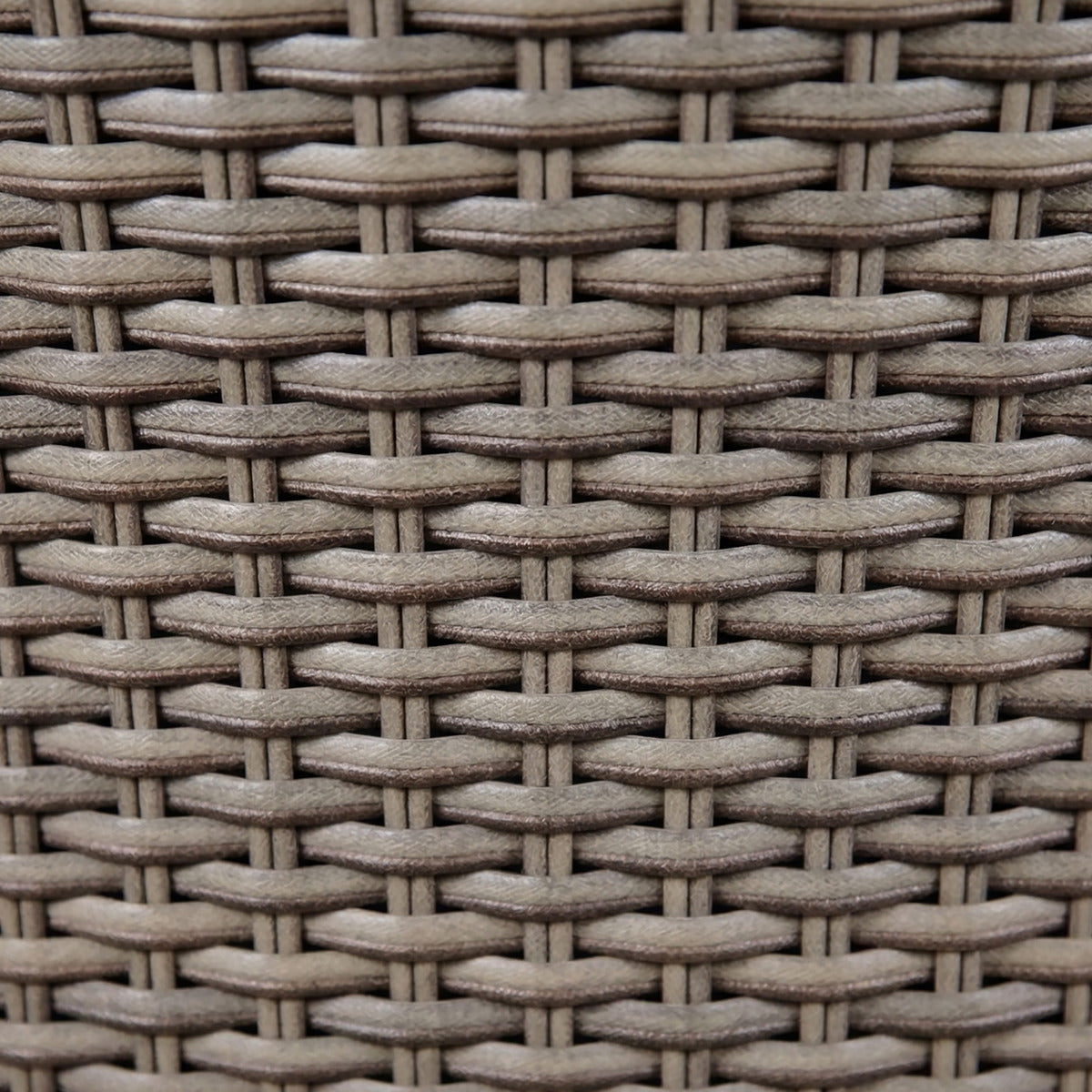 Dellonda Chester Rattan Wicker Round Outdoor Dining Table with Tempered Glass Top DG67