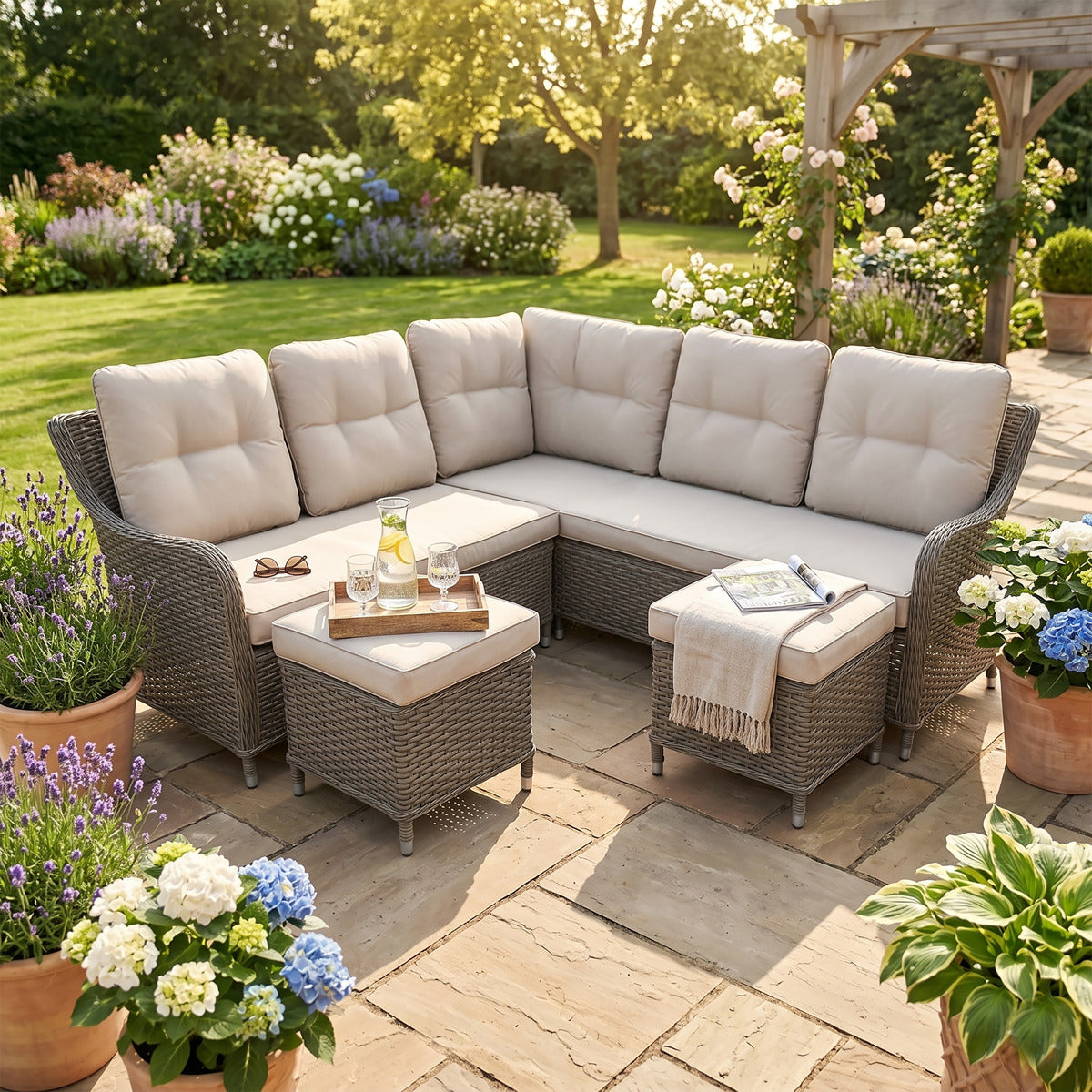 Dellonda Chester Rattan Wicker Outdoor Furniture DG72