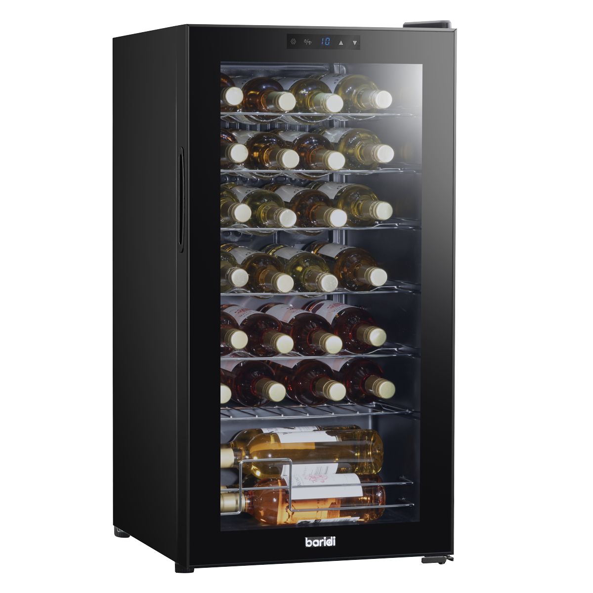 Baridi 28 Bottle Tabletop Wine Fridge & Cooler