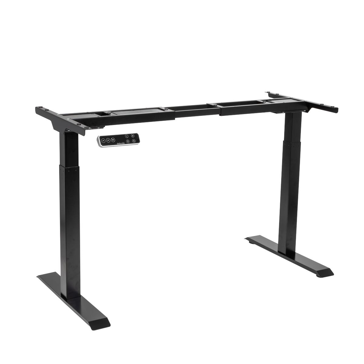Dellonda Dual Motor Ultra-Quiet Desk Frame with Digital Controls 100kg Capacity - Black - DH16
