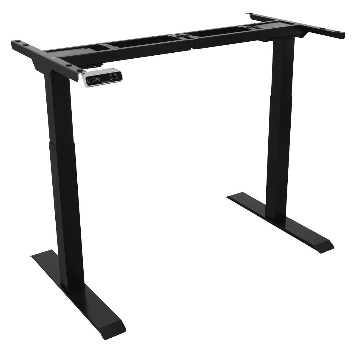 Dellonda Dual Motor Ultra-Quiet Desk Frame with Digital Controls 100kg Capacity - Black DH16