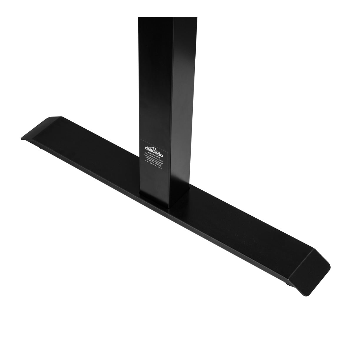 Dellonda Dual Motor Ultra-Quiet Desk Frame with Digital Controls 100kg Capacity - Black DH16