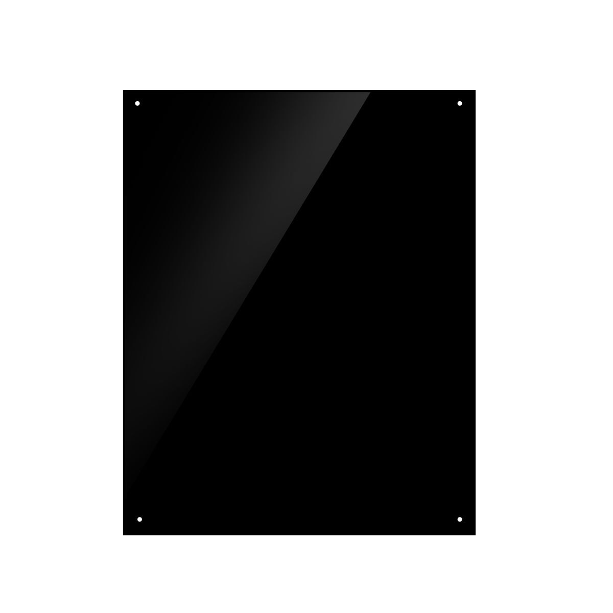 Baridi Splashback for Cooker Hoods 60 x 75cm - Black - Image 1