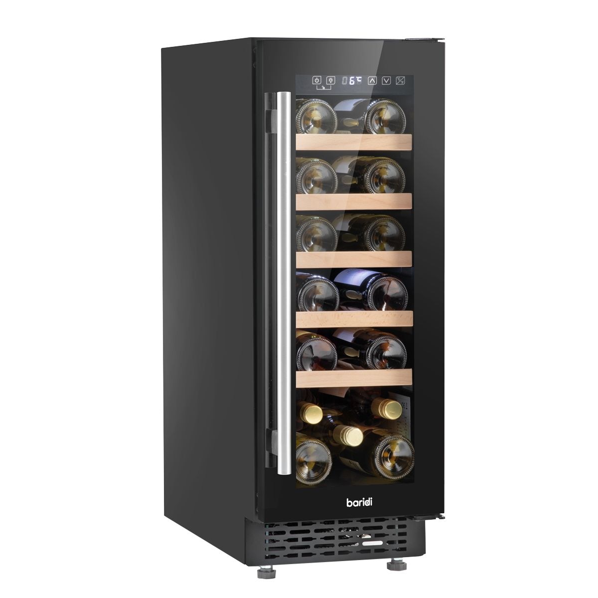Baridi 20 Bottle Slim Wine Fridge & Cooler 30cm - Image 1