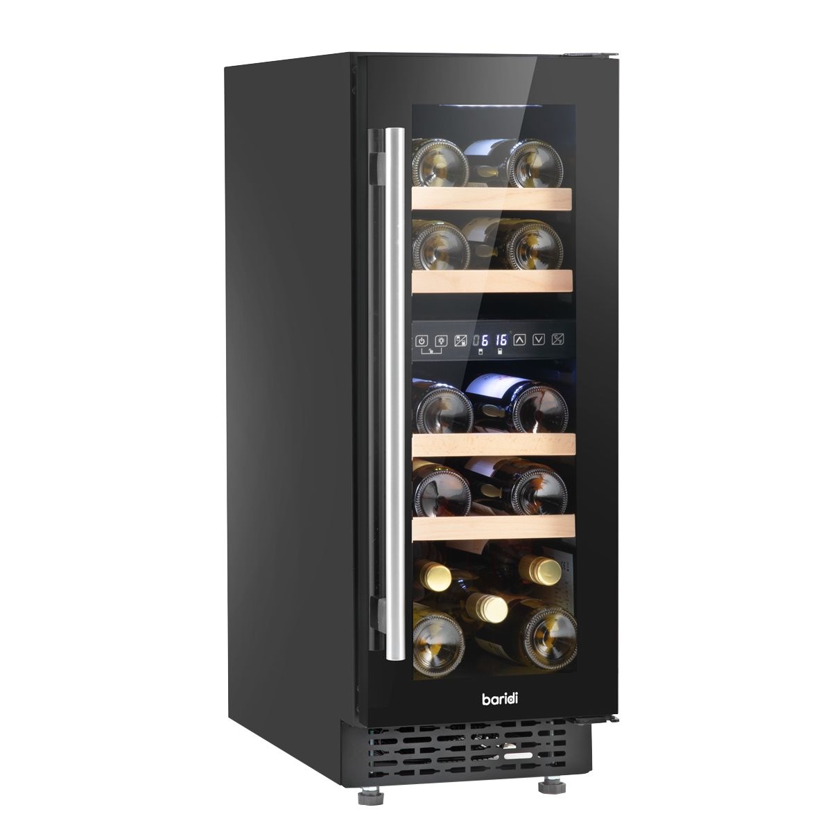 Baridi 17 Bottle Slim Wine Fridge & Cooler 30cm - Image 1
