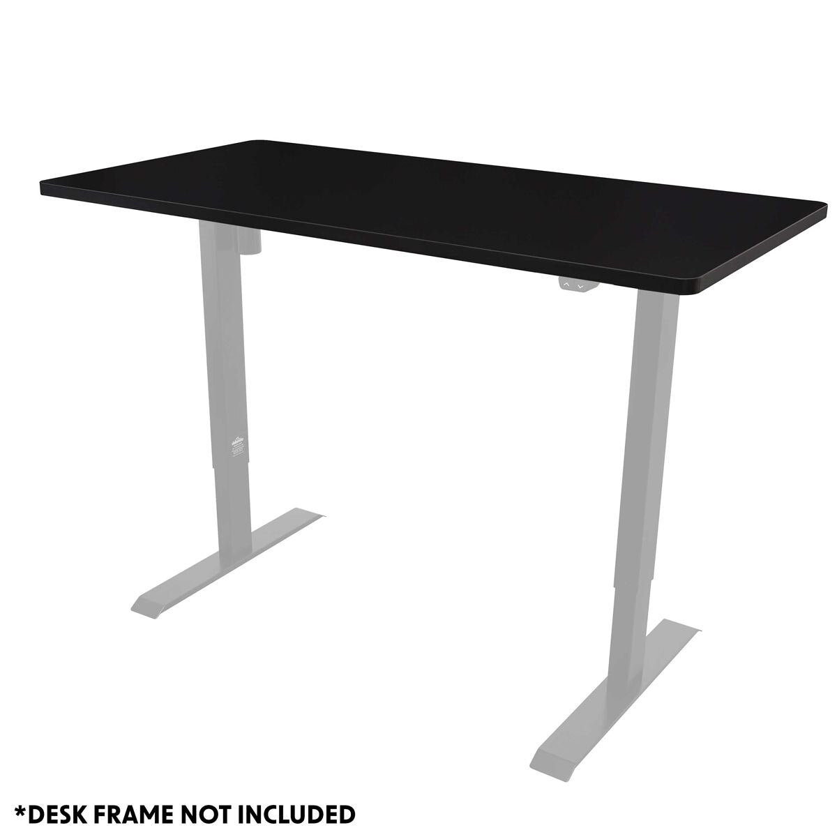 Dellonda Rectangular Desktop 1400 x 700mm - Black - Image 3