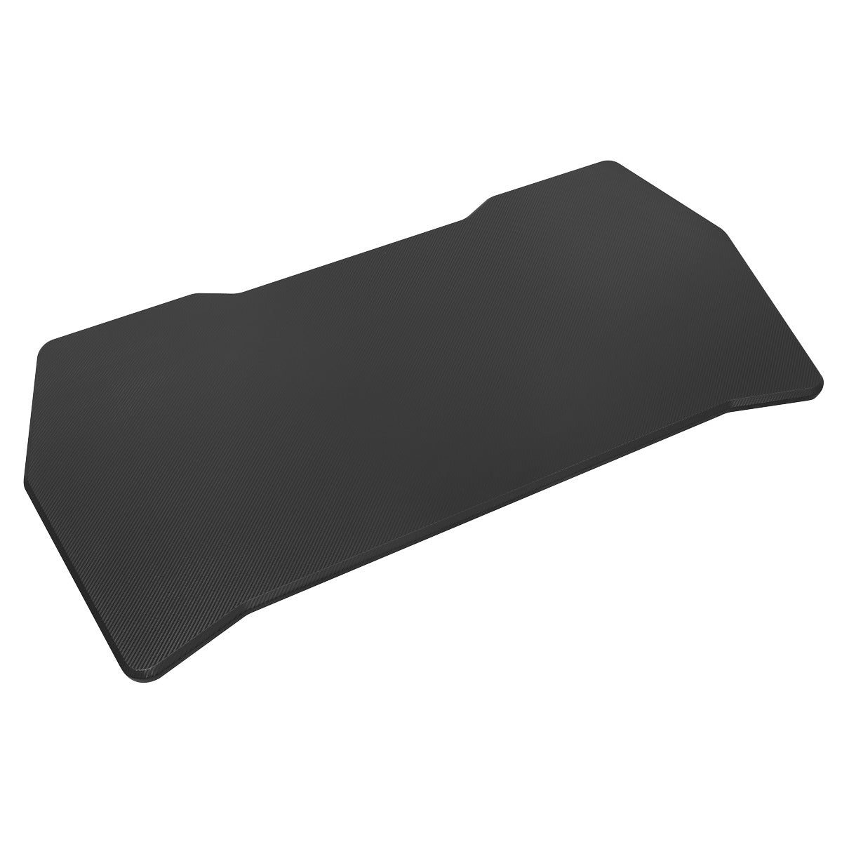 Dellonda Rectangular Desktop 1400 x 700mm - Carbon Fibre Effect DH22
