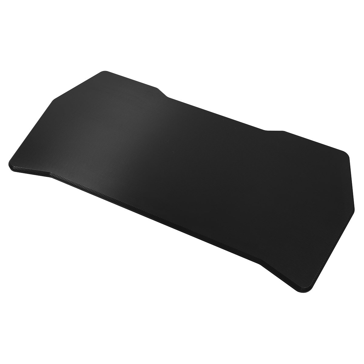 Dellonda Rectangular Desktop 1400 x 700mm - Carbon Fibre Effect DH22