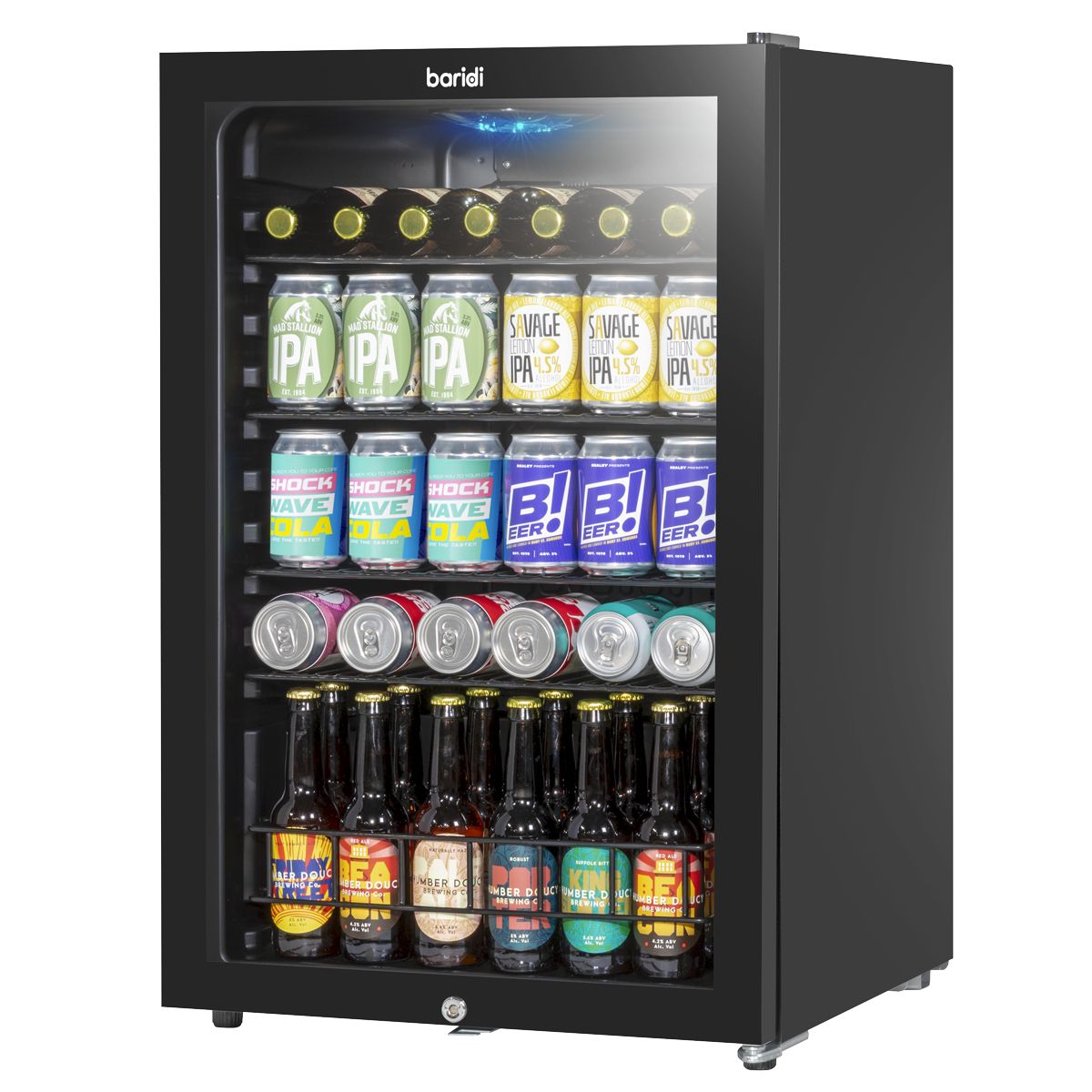 Baridi Under-Counter Drinks/Beer & Wine Fridge 115L Capacity - Image 7