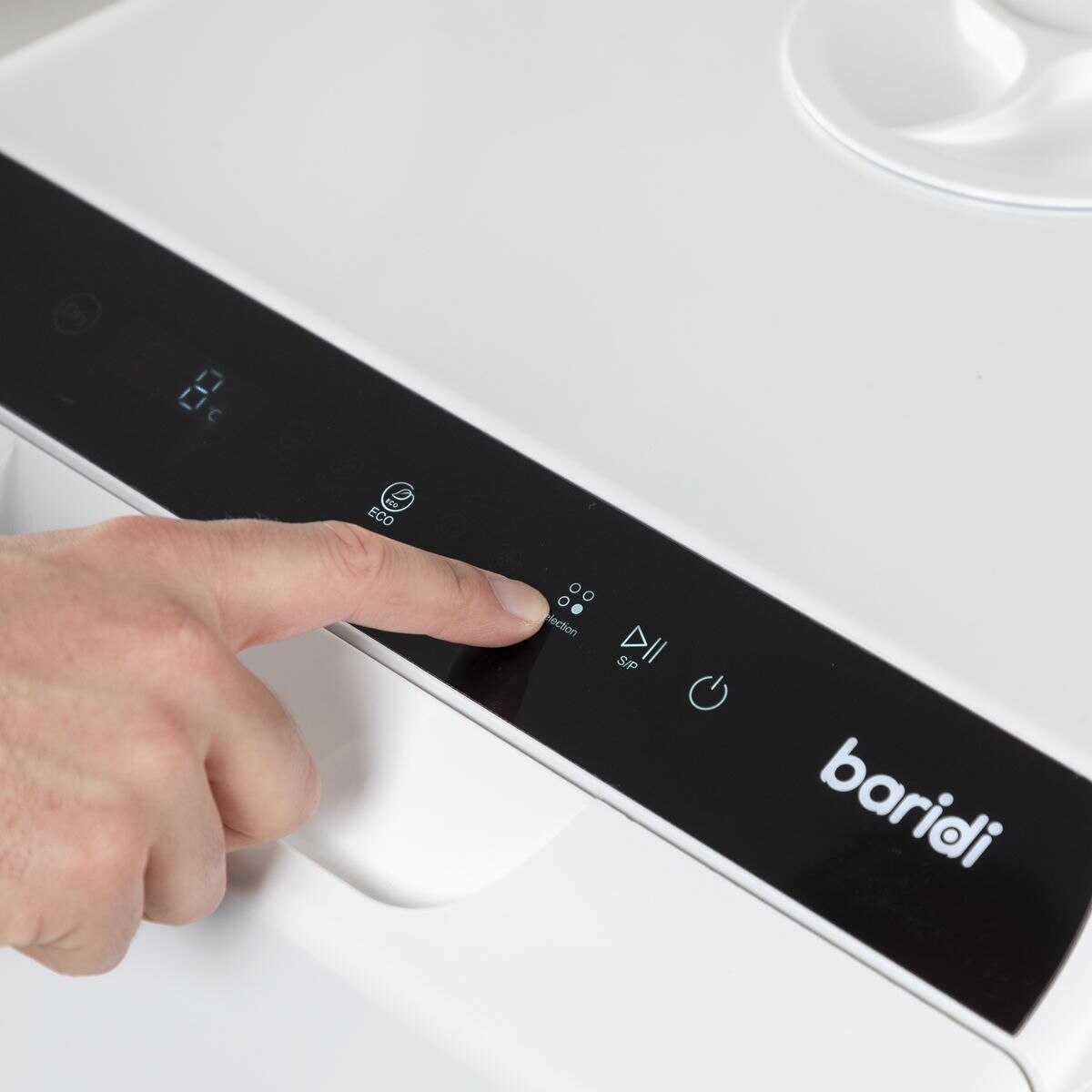 Baridi 2-4 Place Settings Mini Portable Tabletop Dishwasher, 5 Wash Functions - Image 6
