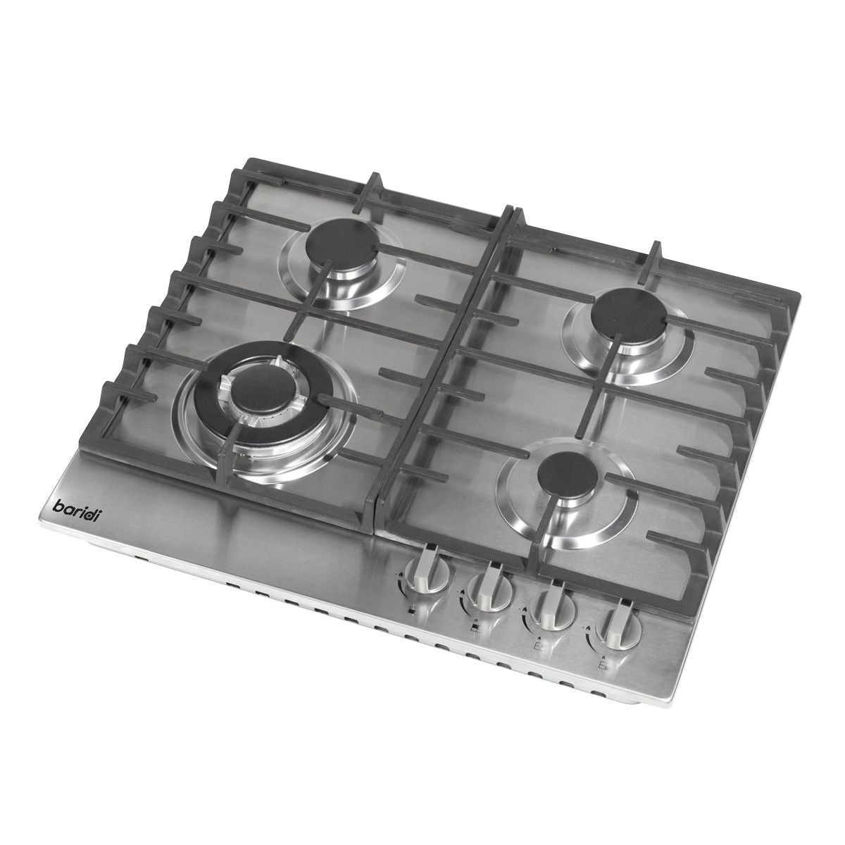 Baridi Gas Hob with 4 Cooking Zones 60cm - Stainless Steel - Image 9