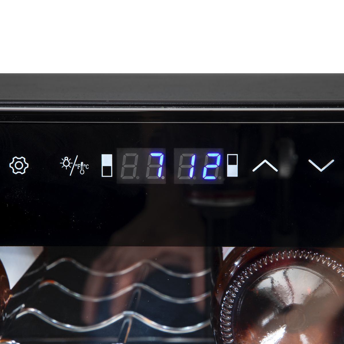 Baridi 52 Bottle Dual Zone Wine Fridge & Cooler - Image 4