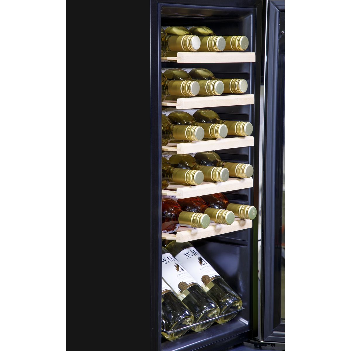 Baridi 18 Bottle Wine Fridge & Cooler - Stainless Steel - Image 8