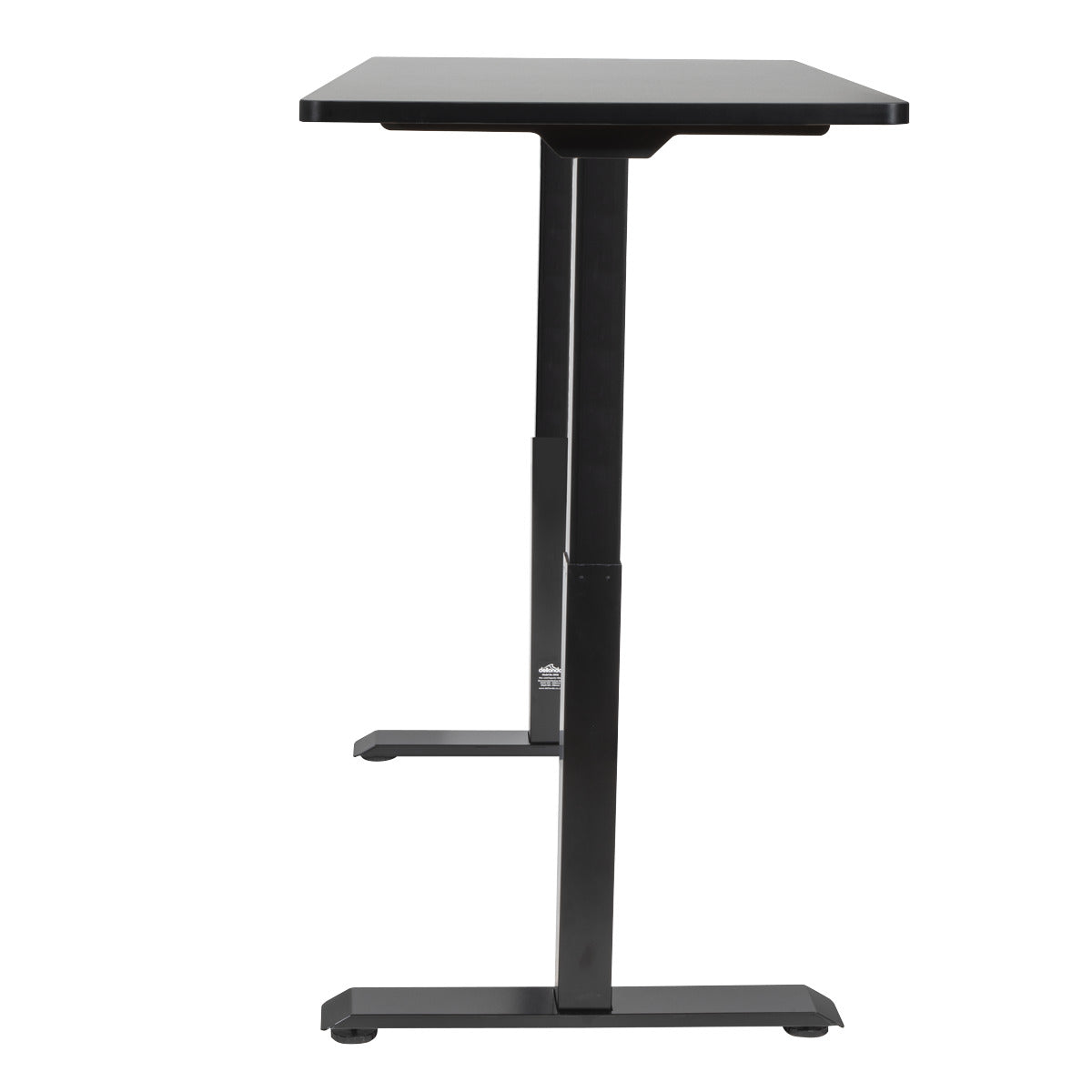 Dellonda Black Electric Height Adjustable Standing Desk, 1400 x 700mm Dual Motor 100kg DH34