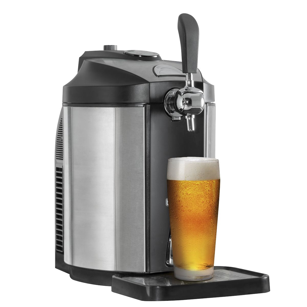 Baridi Mini Keg Draft Beer Dispenser Tap with Integrated Cooling 5L Capacity - Image 1