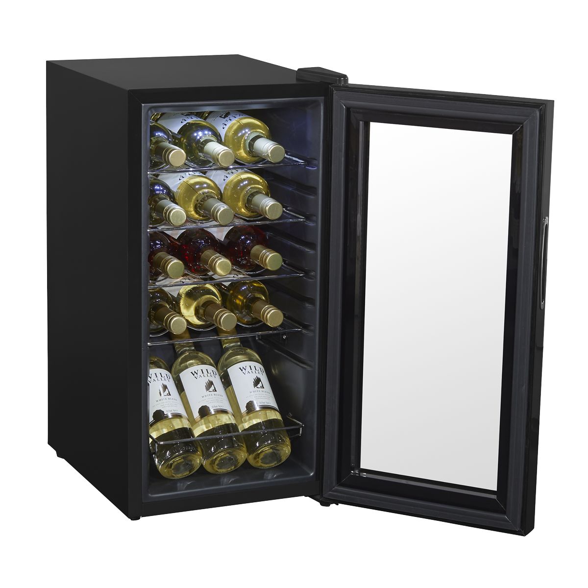 Baridi 15 Bottle Tabletop Wine Fridge & Cooler - Image 7