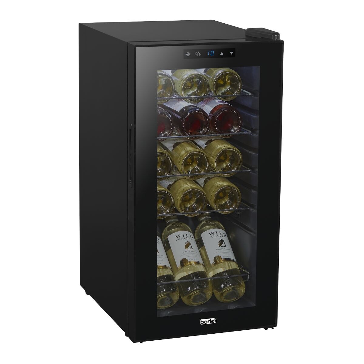 Baridi 15 Bottle Tabletop Wine Fridge & Cooler - Image 9