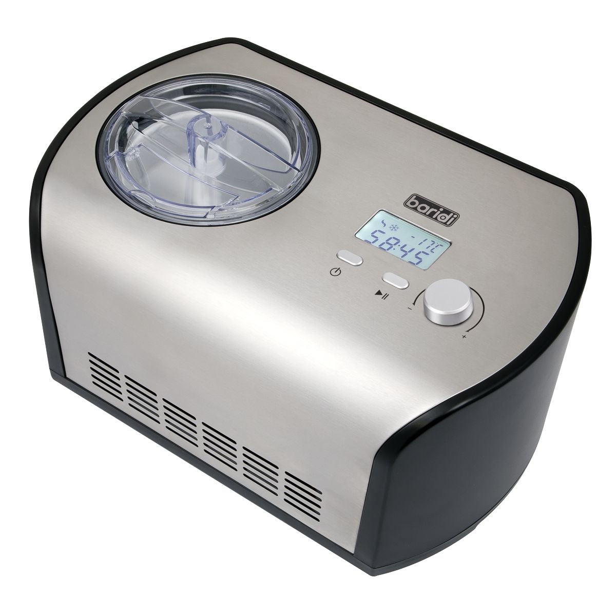 Baridi Ice Cream Maker with Fast Freeze 1.2L Capacity - Stainless Steel - Image 2