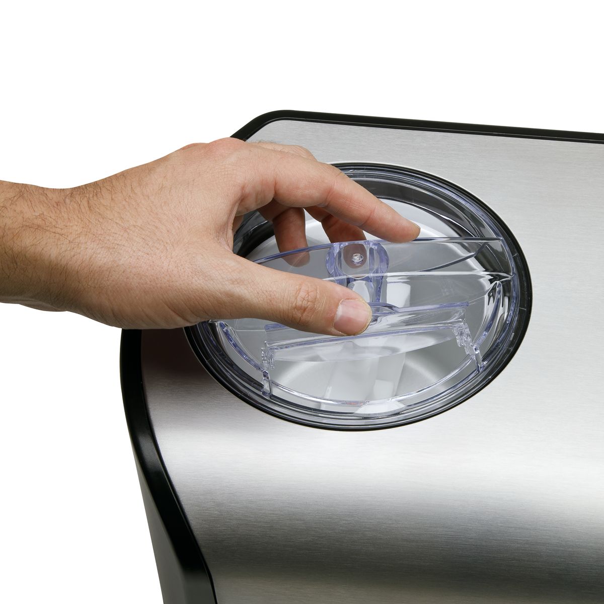 Baridi Ice Cream Maker with Fast Freeze 1.2L Capacity - Stainless Steel - Image 9