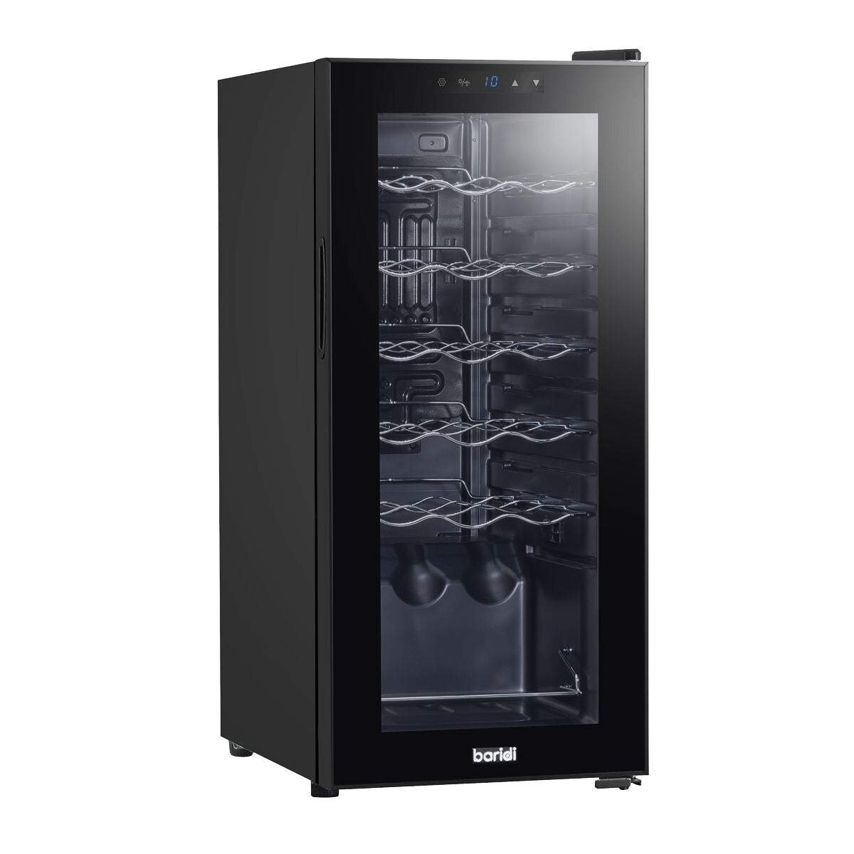 Baridi 18 Bottle Wine Fridge & Cooler - Black - Image 2