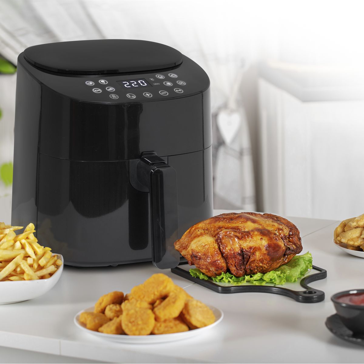 Baridi Single Zone Air Fryer with 8 Preset Functions 3.5L Capacity - Image 7