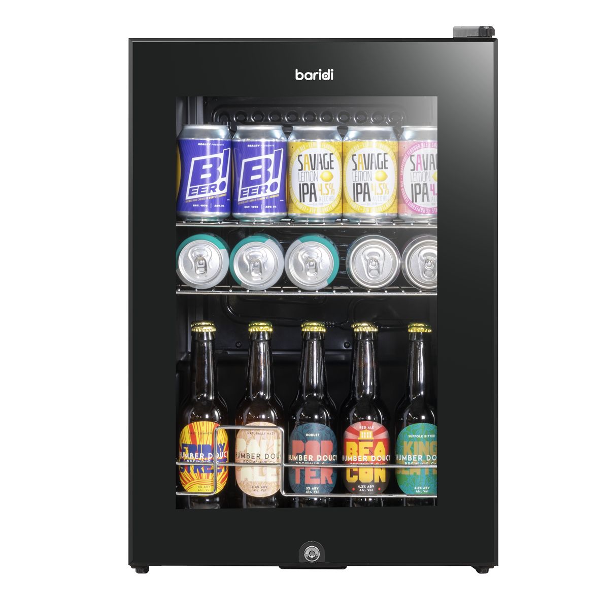 Baridi Beer & Drinks Fridge 60L Capacity - Image 3